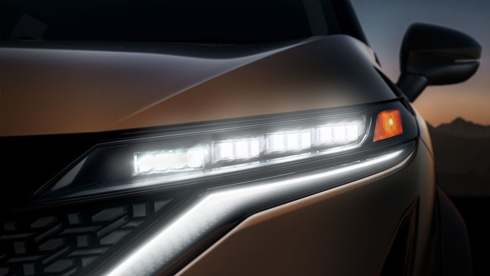 Nissan ARIYA LED headlamps | Clay Cooley Nissan of Irving in Irving TX